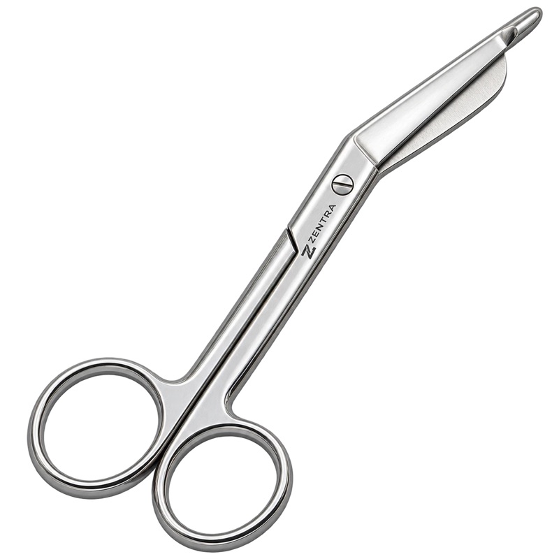 Stainless steel bandage scissors