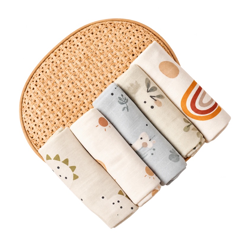 Muslin swaddle cloths for newborns