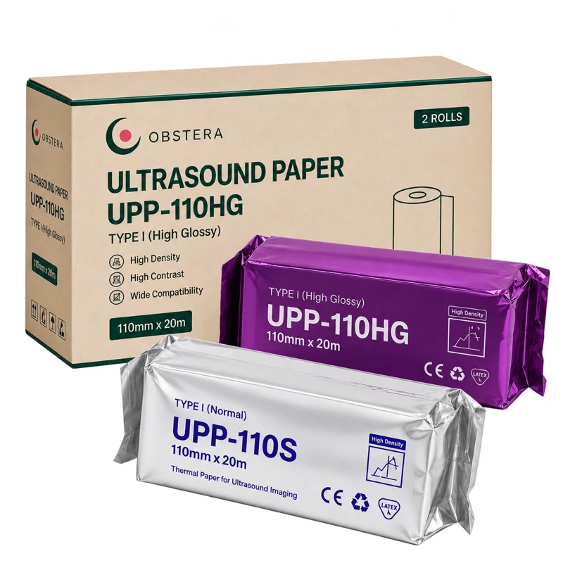 OBSTERA Ultrasound thermal paper rolls